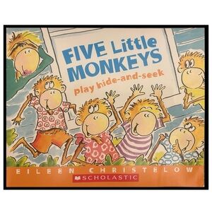 BUNDLE & SAVE🎉 Five Little Monkeys Play Hide-and-Seek Softcover Book